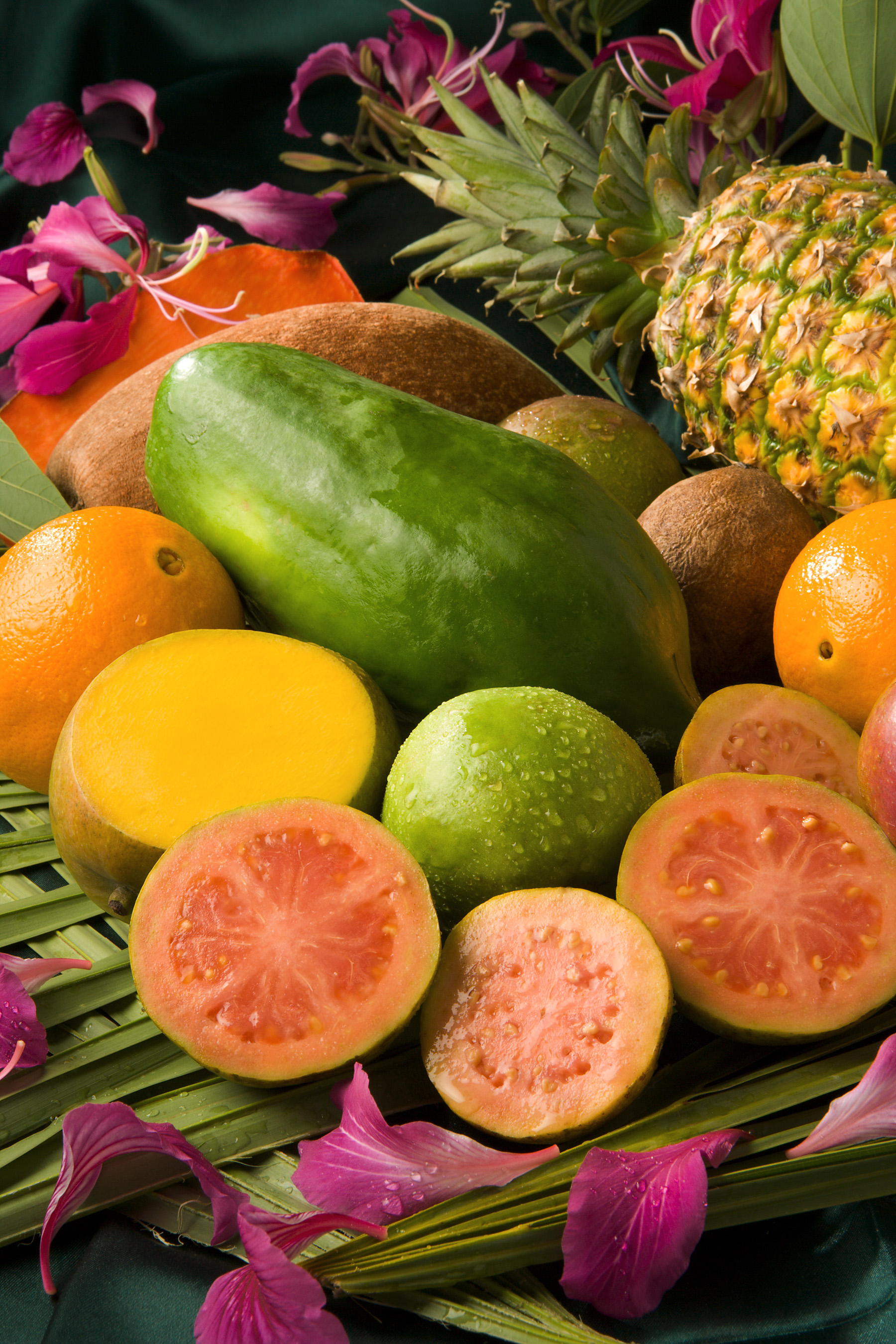 Fresh Mixed Tropical Fruits