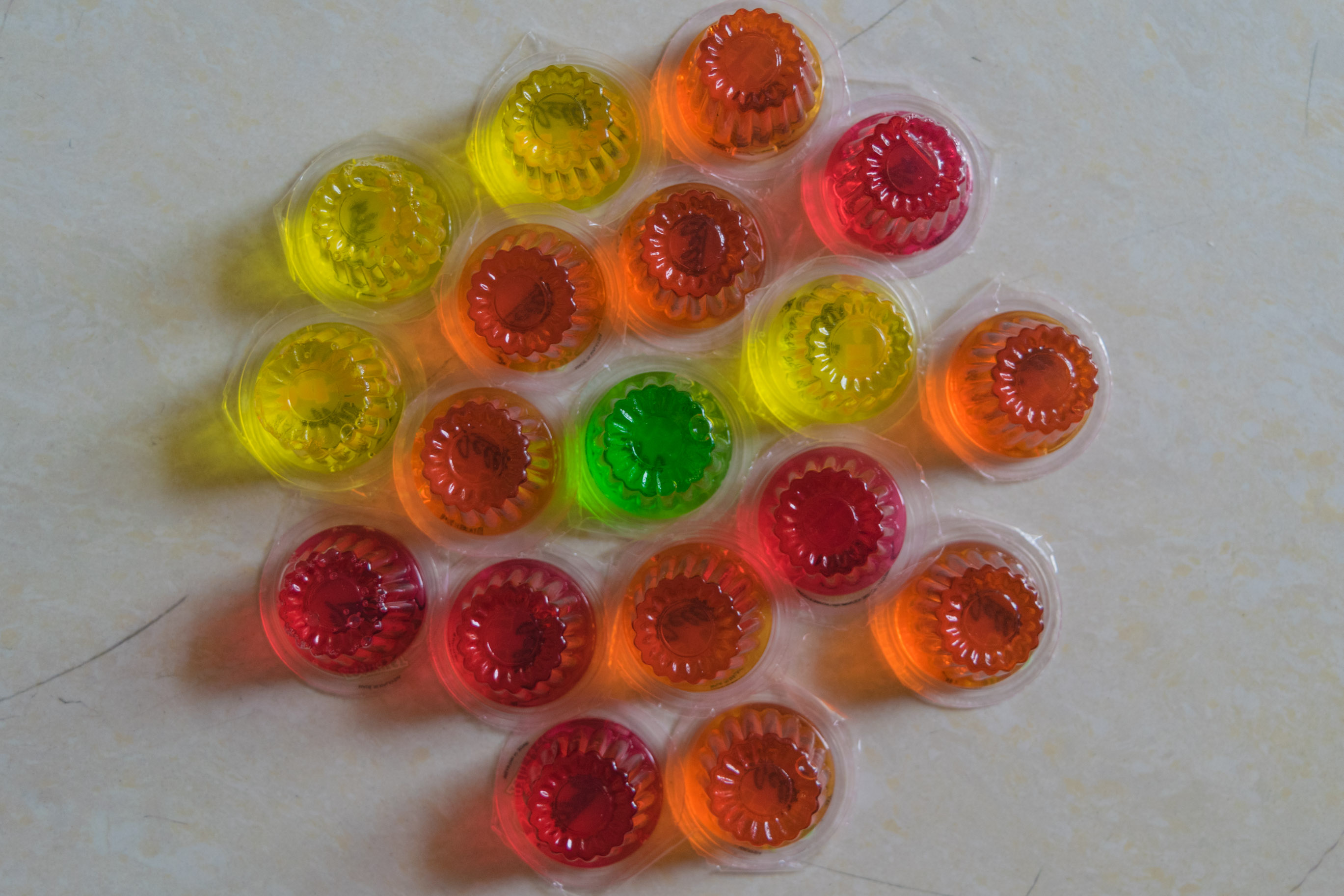 Fruit Pudding Cups with Nata de Coco